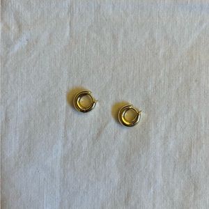 18k gold mini macro hoops Spinelli Kilcollin designer earrings